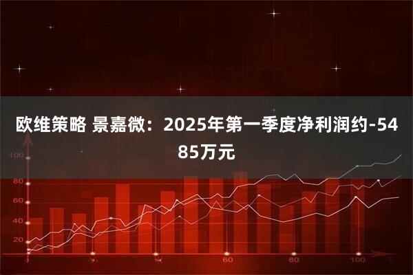 欧维策略 景嘉微：2025年第一季度净利润约-5485万元