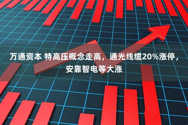 万通资本 特高压概念走高，通光线缆20%涨停，安靠智电等大涨